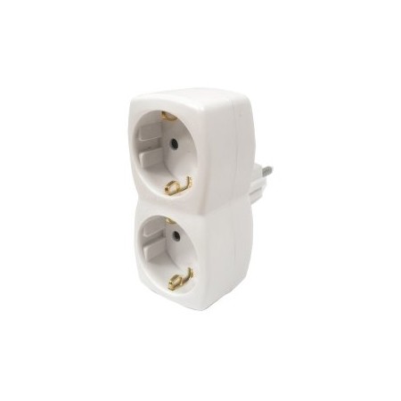 LADRON DE 2 TOMAS HAMA 00108876 3600W 250V COLOR BLANCO