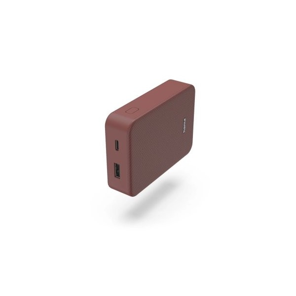 POWERBANK HAMA COLOR 10 10000mAh 1xUSB-C 1xUSB-A COLOR ROJO