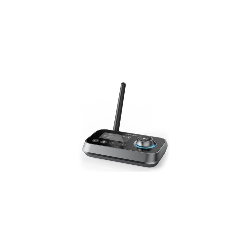 ADAPTADOR BLUETOOTH HAMA LINK.IT DUO TRANSMISOR RECEPTOR JACK 3.5mm USB-C 1m LCD CONTROLES