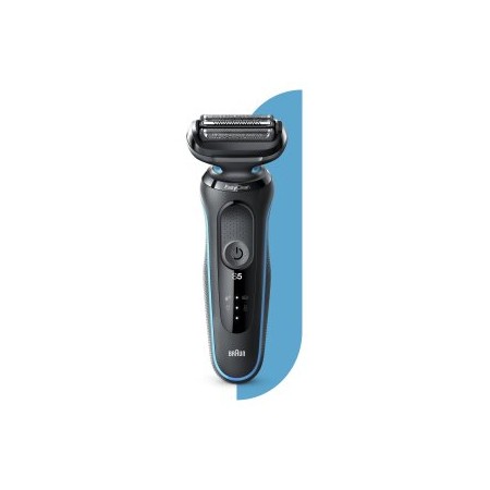 AFEITADORA BRAUN SERIE 5 50M1000S 3 LAMINAS FLEXIBLES EASYCLEAN BATERIA DE LITIO 50min CARGA RAPIDA