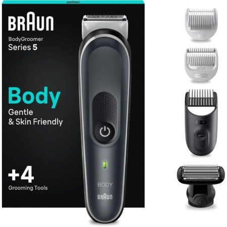 Cortapelos Braun BodyGroomer Series 5 BG5360/ con Batería/ 4 Accesorios