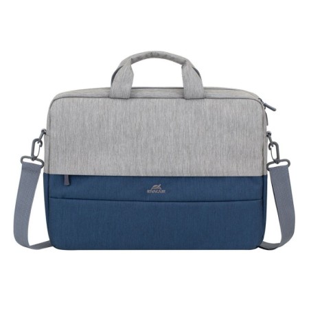 RIVACASE 7532 Grey/blue Prater Maletín 15,6″ gris-