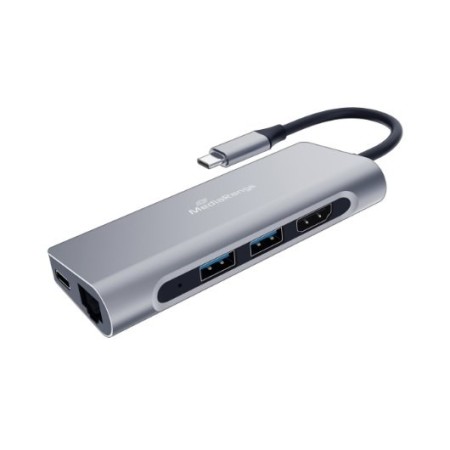 HUB MEDIARANGE USB-C 7EN1