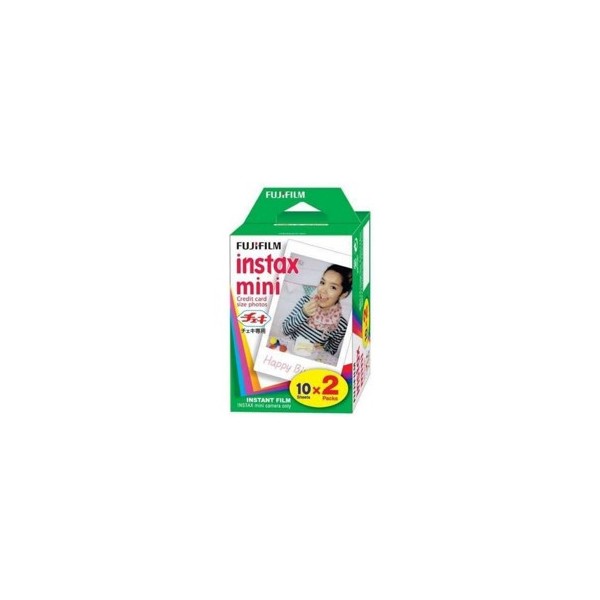 Pack 2 cartuchos - carga fujifilm 10 fotos instax mini