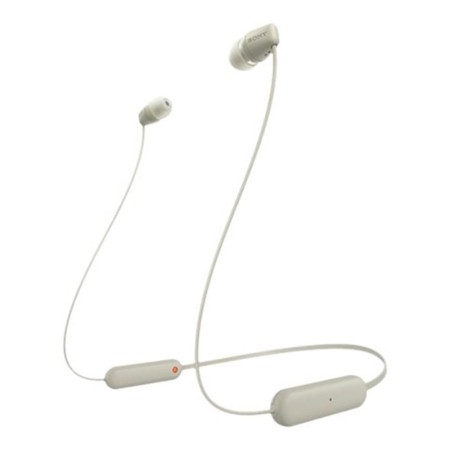 Auriculares sony wi - c100 inalambrico beige