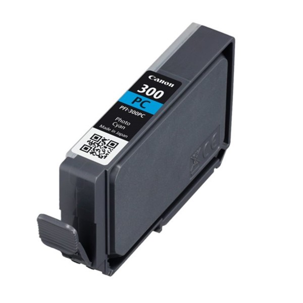 Cartucho canon pfi - 300 pc cian foto orginal