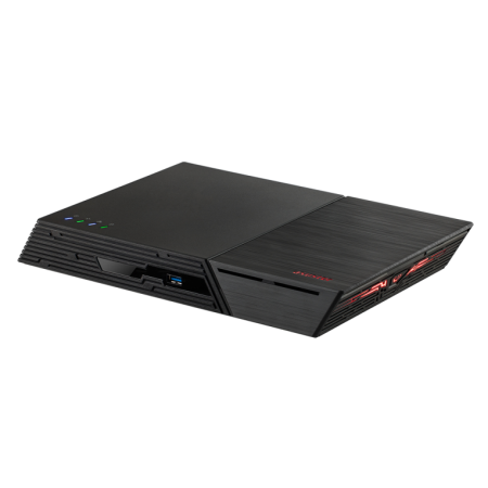 Servidor nas asustor mini desktop 12 bay nas quad - core 2.0ghz 10gbe port 4gb ram ddr4