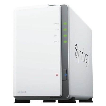 NAS Synology Diskstation DS223J/ 2 Bahías 3.5″- 2.5″/ 1GB DDR4/ Formato Torre