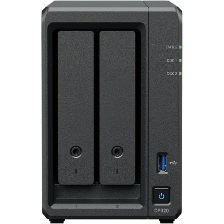 NAS Synology ActiveProtect DP320/ 2 Bahías 3.5″- 2.5″/ 8GB DDR4/ 16TB/ Formato Torre
