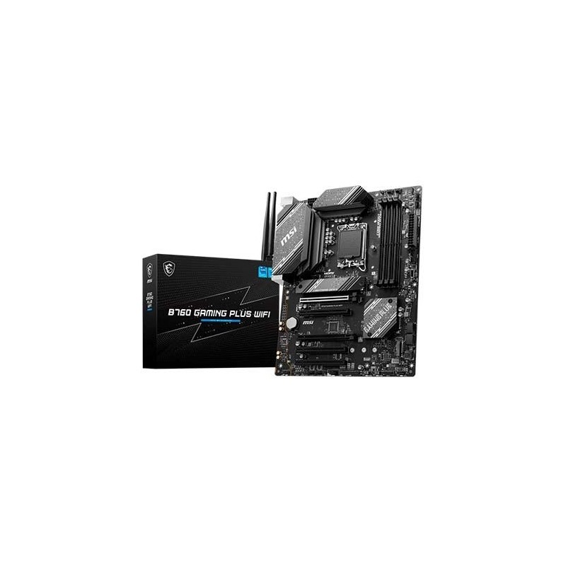 Placa base msi 1700 b760 gaming plus wifi atx - 4x ddr5 - 4x sata3 - 2x usb 3.2 - 1x usb tipo c - 4x usb 2.0 911 - 7d98 - 007
