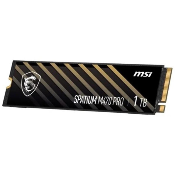 Disco duro interno solido ssd msi spatium m470 pro 1tb m.2 nvme pcie4