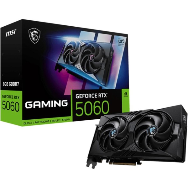 Tarjeta grafica msi rtx 5060 8g gaming oc gddr7