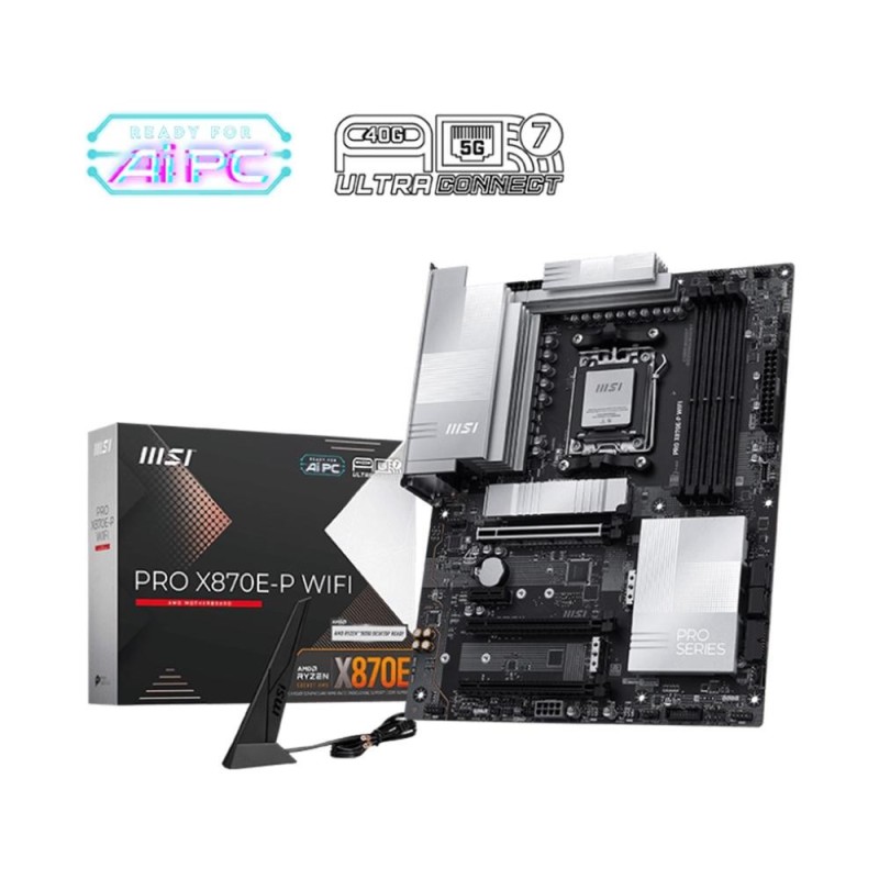 Placa base msi am5 pro x870e - p wifi ddr5 atx