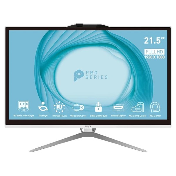 MSI Pro AP222T-435EU G7400 4GB 128 W11P 22″ tac.B