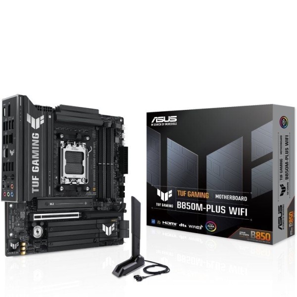 Placa Base Asus TUF GAMING B850M-PLUS WIFI Socket AM5/ DDR5/ PCIe 5.0/ Micro ATX