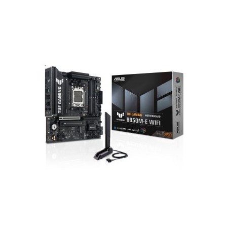 PB ASUS TUF GAMING B850M-E WIFI SKT AM5 MicroATX 4xDDR5 DISPLAYPORT HDMI LAN 2.5Gbps USB 3.2