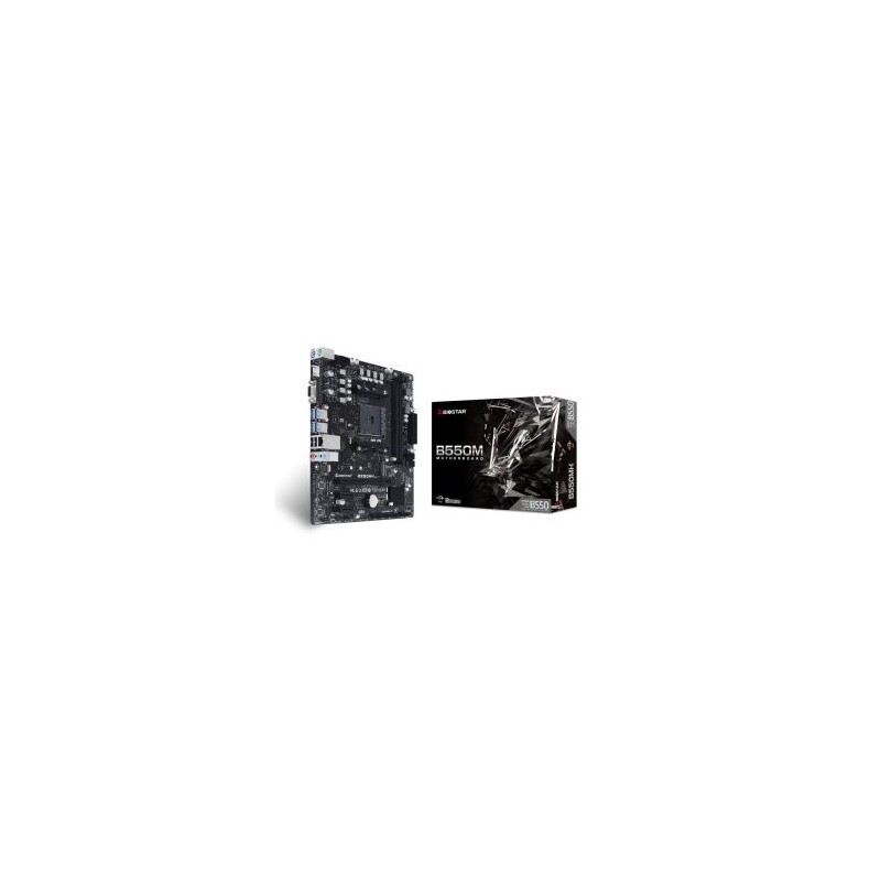 (Reacondicionado) PB BIOSTAR B550MH Skt AM4 M-ATX 2xDDR4 3200MHz 1xM.2 4xUSB 3.2 1xPCIE 4.0 CASH30