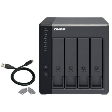 DAS QNAP TR-004/ 4 Bahías 3.5″- 2.5″/ Formato Torre