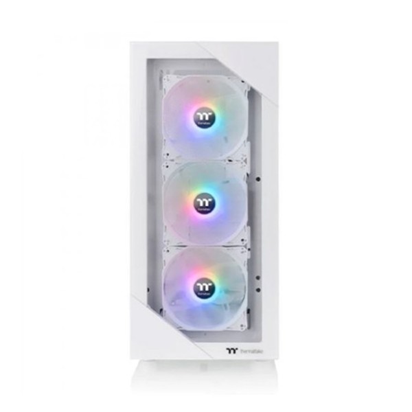 Caja ordenador gaming thermaltake view 200 tg snow atx 2 x usb 3.0 3 x 120mm argb