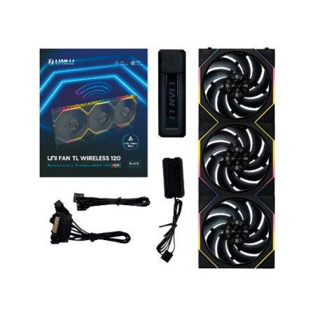 VENTILADOR 120X120 LIAN LI UNIFAN TL120 WIRELESS BLACK 3
