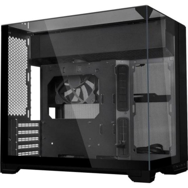 Caja ordenador gaming lian li o11 vision - m matx cristal templado negra