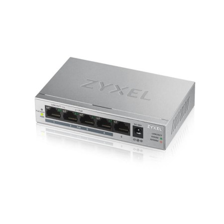 Switch 5 puertos zyxel - full duplex 10 - 100 - 1000 poe gs1005hp