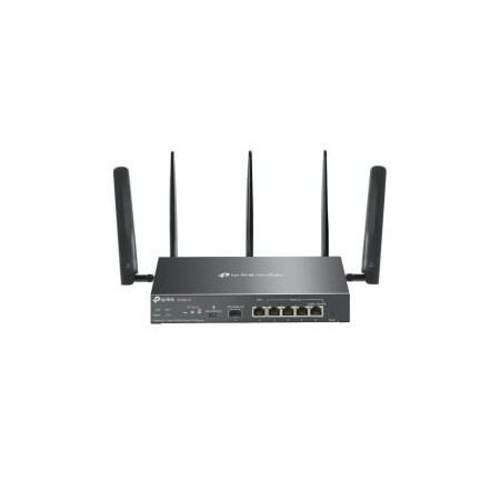 ROUTER VPN TP-LINK ER706W-4G GIGABIT OMADA AX3000 RANURA NanoSIM 4G 1P SFP Y 5P RJ45 OMADA MESH WIFI