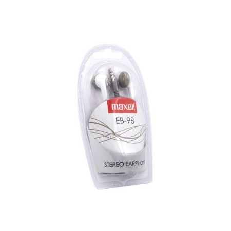 AURICULAR INTRAUDITIVO MAXELL EB-98 BLANCO JACK 3.5mm 0.94m