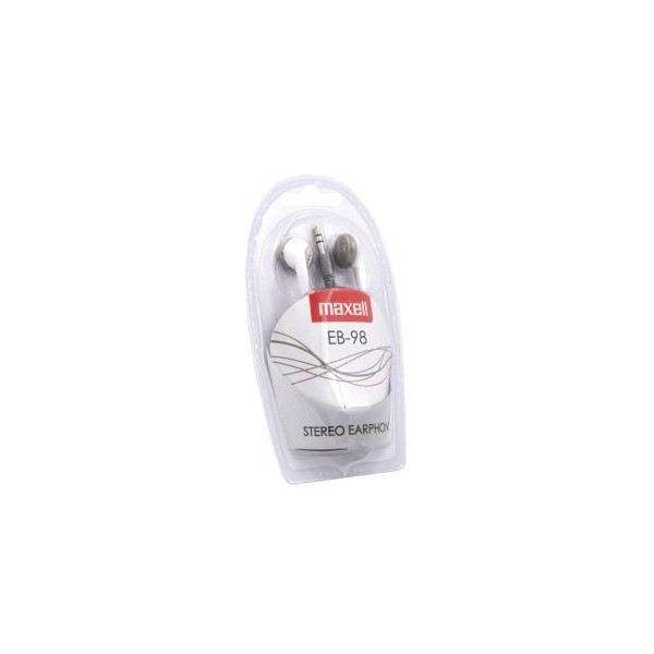 AURICULAR INTRAUDITIVO MAXELL EB-98 BLANCO JACK 3.5mm 0.94m