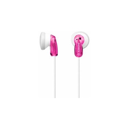 Auriculares sony mdre9lpp boton rosa