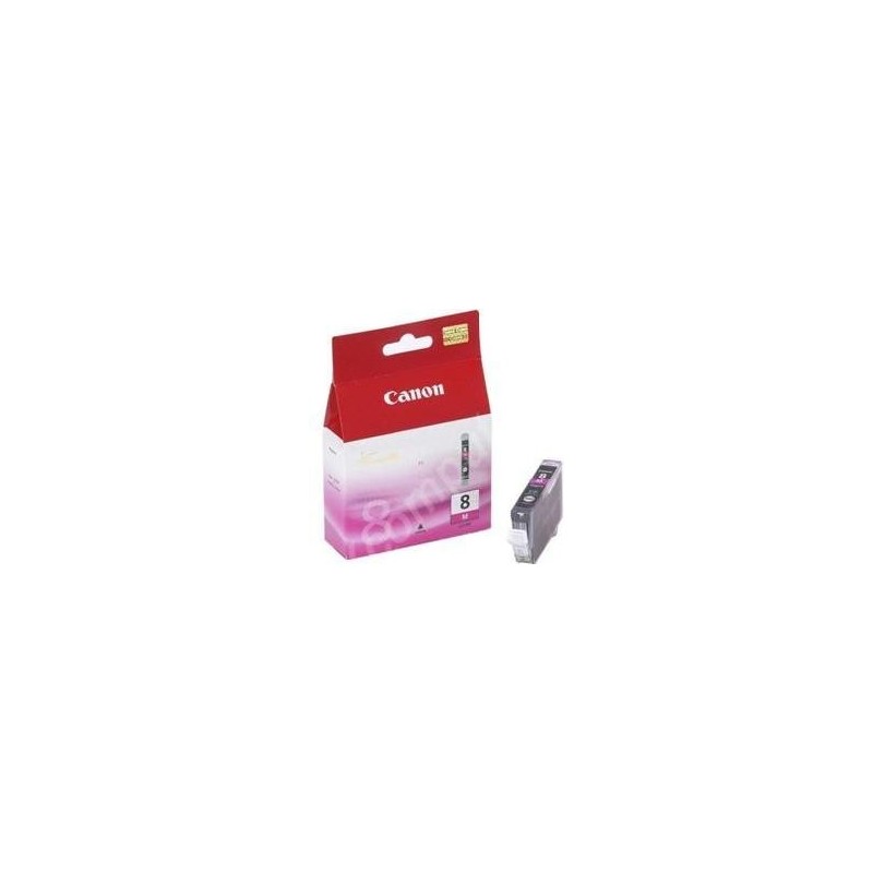 Cartucho tinta canon cli8 magenta pixma 8ml 4200 - 5200 - 6600 - mp500 - 800