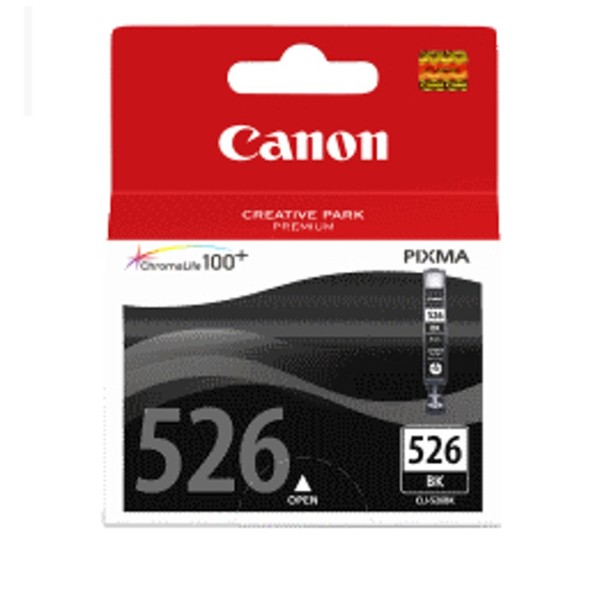 Cartucho tinta canon cli 526 negro 9ml ip 4850 - mg 5150 - 5250 - 6150 - 8150
