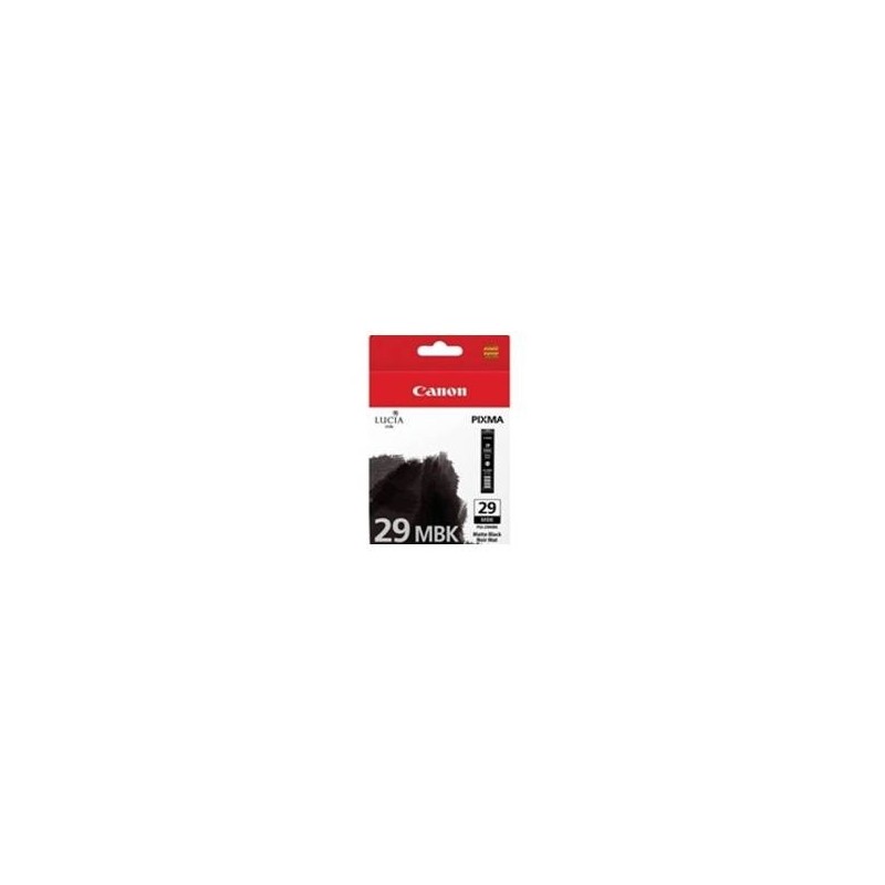 Cartucho tinta canon pgi - 29mbk negro mate pixma pro 1