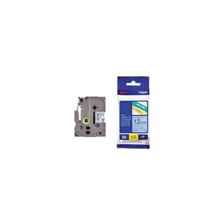 Cinta laminada brother tze531 12mm x 8m azul - negro