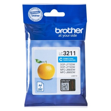 Brother Cartucho LC3211C Cyan