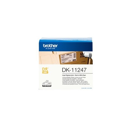 Etiquetas papel precortada brother dk11247 103 x 164 mm 180e ql1050 - ql1100