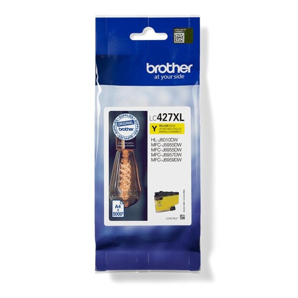 Cartucho tinta brother lc427xly amarillo