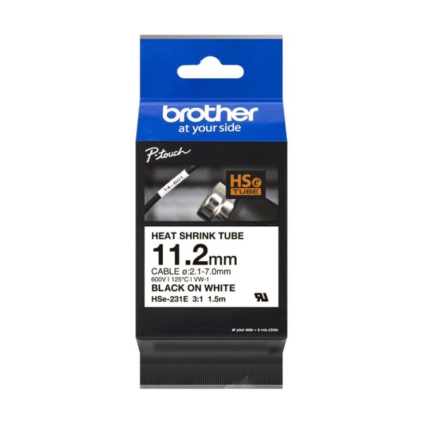 Cinta tubo brother hse231e para cables