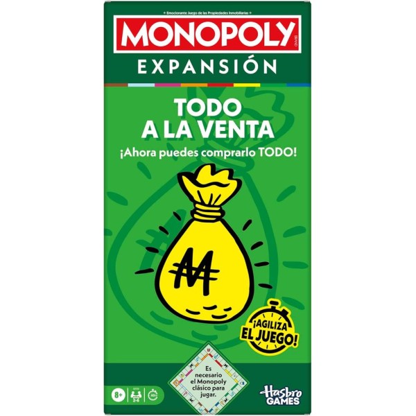 Expansión hasbro monopoly todo a la venta
