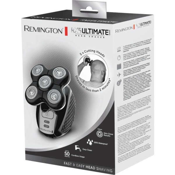 Afeitadora de cabeza remington ultimate series rx5 xr1500