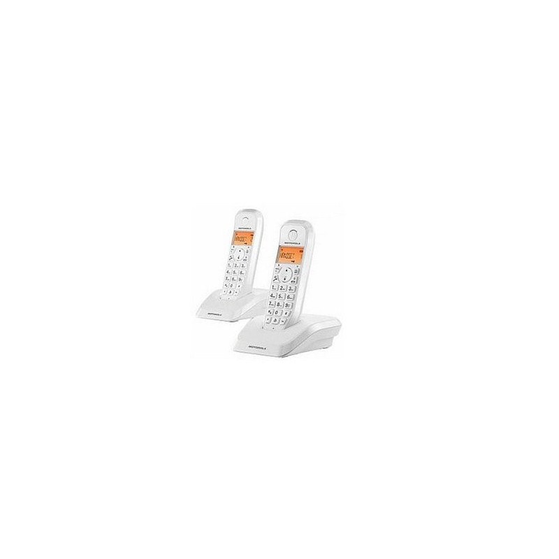 Telefono motorola s1202 wireless inalambrico duo blanco