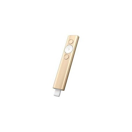 Mando wireless inalambrico logitech spotlight - universal - operativo hasta 30m - oro