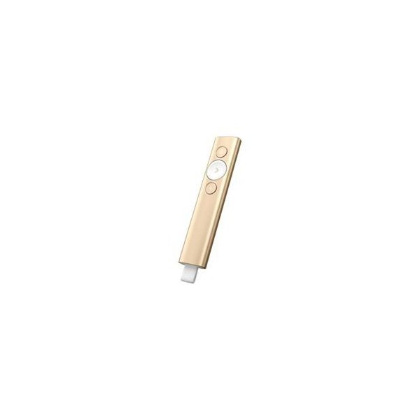 Mando wireless inalambrico logitech spotlight - universal - operativo hasta 30m - oro