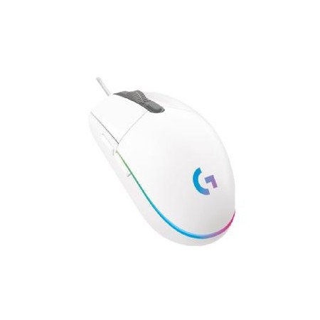 Mouse raton logitech g102 lightsync blanco gaming 8.000 dpi 6 botones