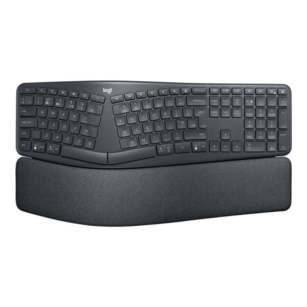 Teclado logitech ergo k860 split for business con logi bolt bluetooth wireles inalambrico grafito