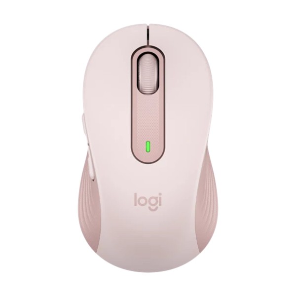 Mouse raton logitech m650 mediano optico wireless inalambrico rosa