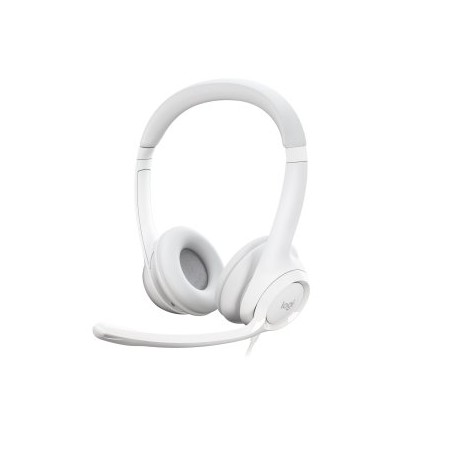 HEADSET LOGITECH H390 MICROFONO CON SUPRESION DE RUIDO USB COLOR BLANCO P/N: 981-001286