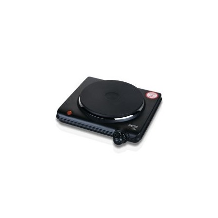 PLACA ELECTRICA HAEGER DISC 1500W 1 FOGON 165mm TERMOSTATO COLOR NEGRO