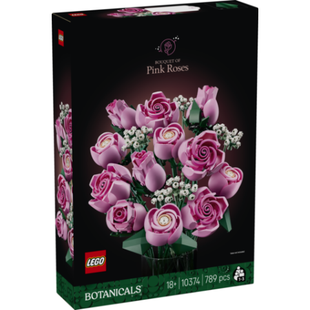 Lego botanicals ramo de rosas rosadas