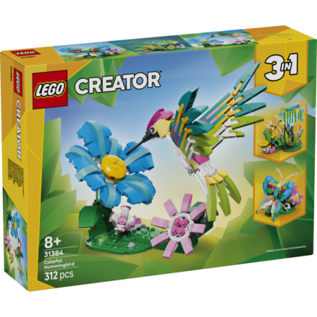 Lego creator 3 animales de juguete en 1 colibrí de colores